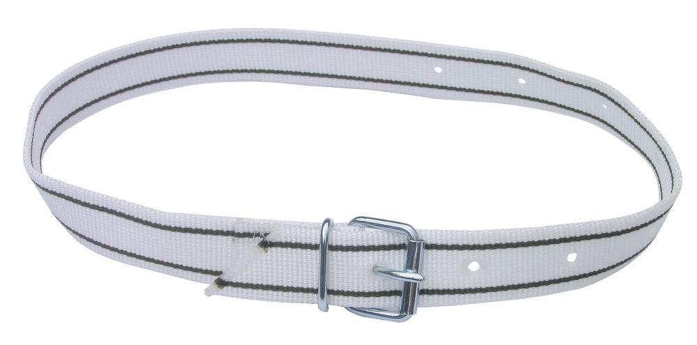 Halsmarkierungsband mit Rollschnalle, weiß/schwarz, 120 cm
