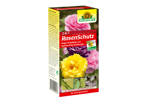 RosenSchutz Verpackung mit abgebildeten Rosen