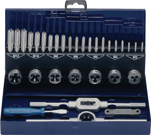 TECWERK Gewindeschneidzeugsatz M3-M12