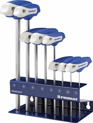 TECWERK Stiftschlüsselsatz 8-teilig SW 2-10