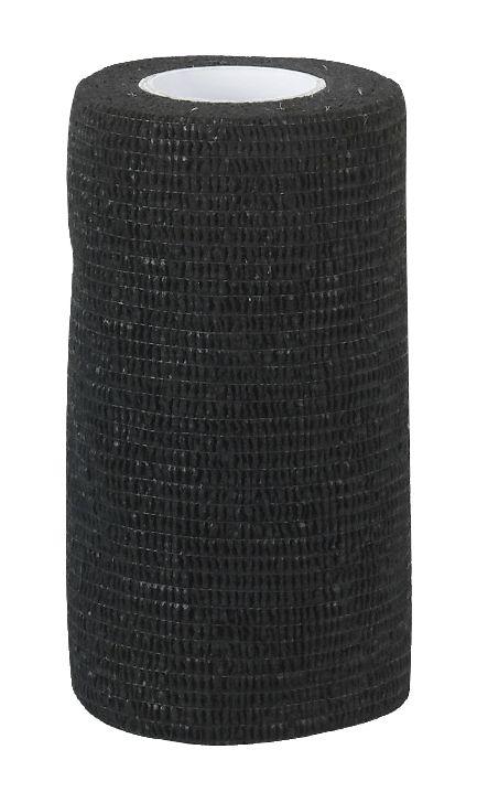 Selbsthaftende Bandage VetLastic - schwarz, 10 cm