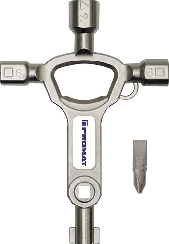 TECWERK Schaltschrankschlüssel 9 Funktionen