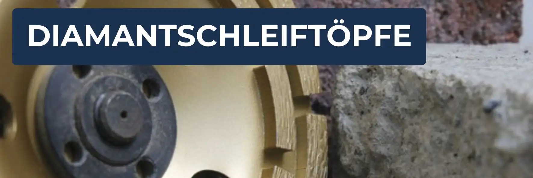 Diamantschleiftöpfe – für Beton, Estrich und Steinoberflächen
