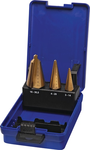 PROMAT Blechschälbohrersatz 3-14?/?4-20?/?16-30,5 mm
