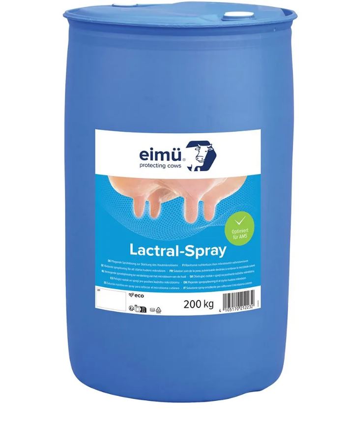 Blaues 200 kg Fass eimü Lactral-Spray