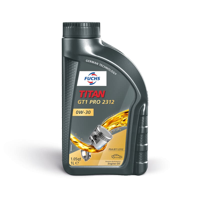 1 Liter Kanister FUCHS Motorenöl TITAN GT1 PRO 2312 0W-30