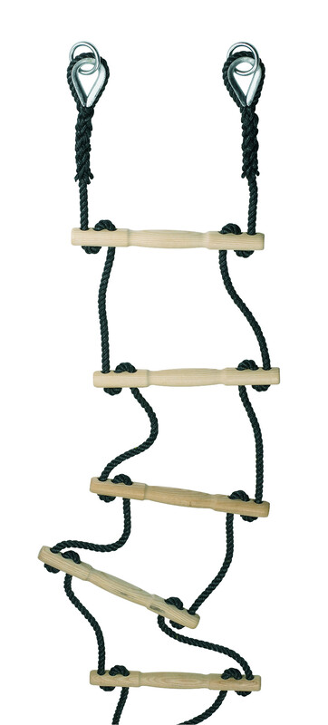 Strickleiter mit 5 Sprossen und 2 Befestigungsösen