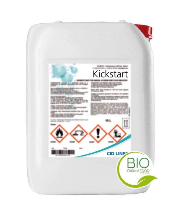 Weißer Kanister Cid Lines Kickstart