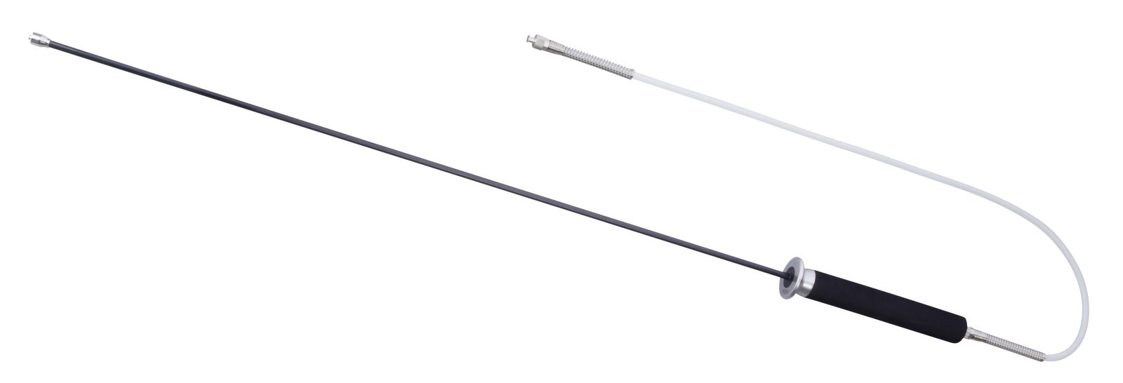 102 cm HSW-Impfstab mit schwarzem Griff und transparentem Schlauch