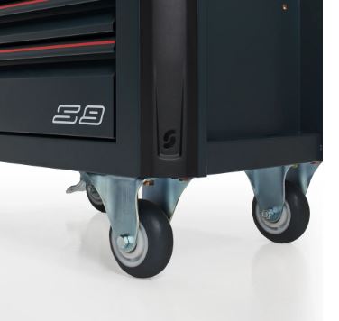 Rollen des schwarzen Werkstatwagens von Sonic