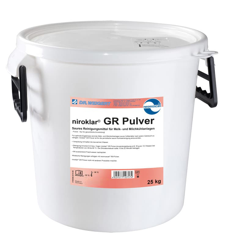 Dr. Weigert Reinigungsmittel  niroklar GR Pulver, sauer - 25 kg