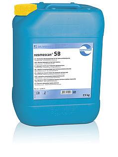 Der blaue 23 kg Kanister neomoscan SB von Dr. Weigert