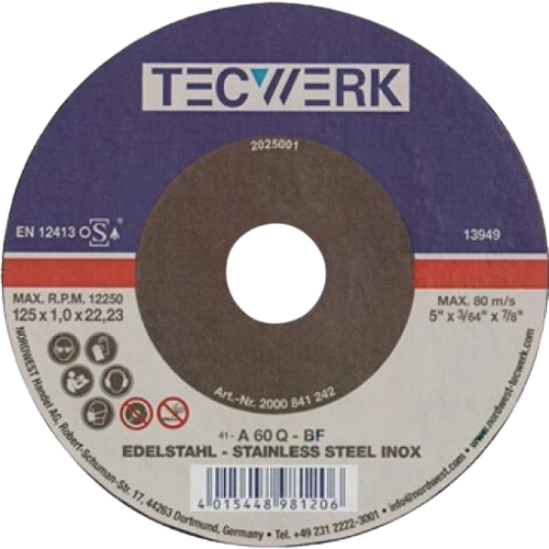 TECWERK Trennscheibe D230x1,9mm gekröpft, 25er Paket