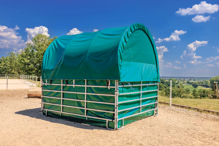 Weideunterstand inkl. Panele 360 x 300 cm