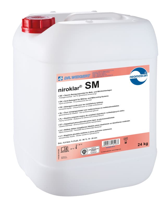 Dr. Weigert_Kontrast_reinigung_Melk_System_151226_niroklar SM_24kg_Gebr. Honnens GmbH