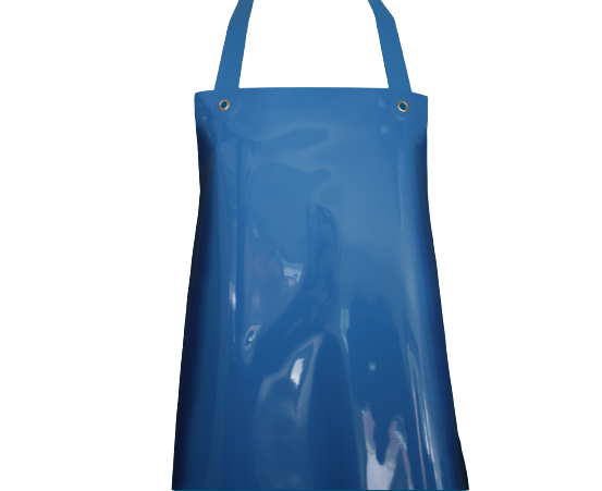 Schürze Ledolin 120x100cm - blau