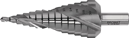 PROMAT Stufenbohrer Bohrbereich 4-12 mm