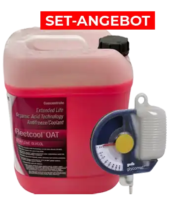 Fleetguard Kühlerschutz Fleetcool OAT Premix mit Frostschutzprüfer